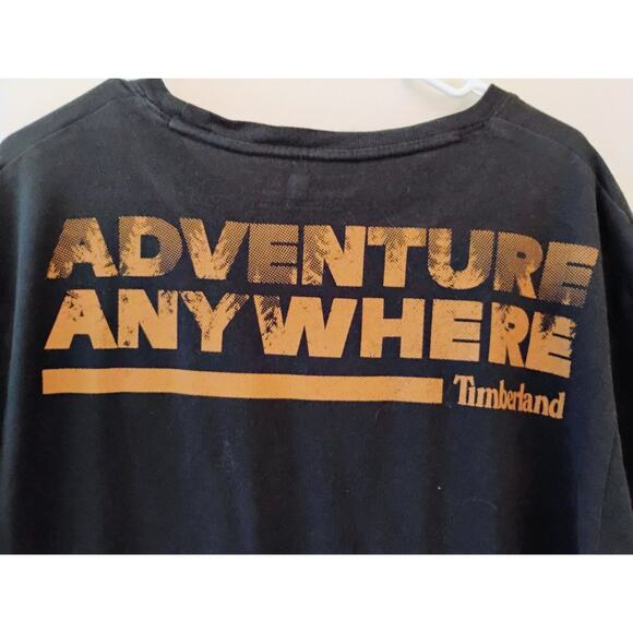 XL Navy Blue Timberland T Shirt. Adventures Everywhere. Timbs. Plus Size. - Picture 6 of 9